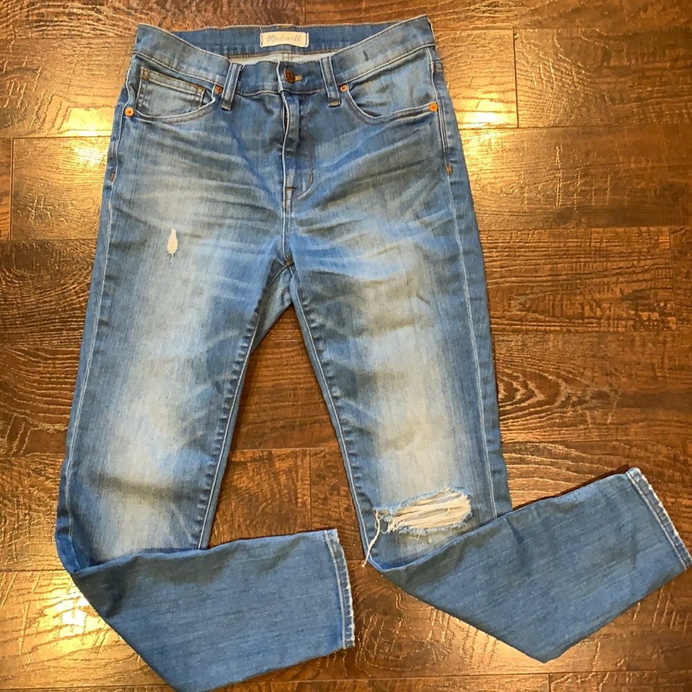 Madewell High Riser 9” skinny